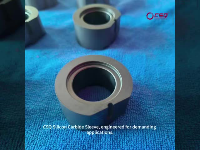 Customized Silicon Carbide Sliding Bearing with 1650℃ Max Temperature and 120 W/m°K Thermal Conductivity for Gear Pumps