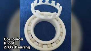 ZrO2 セラミック ベアリング 35x72x17mm 耐食性