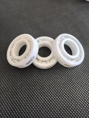 6002ce  Zirconium Oxide Bearings For Pumps Valves Handling Corrosive Fluids Acids / Alkalis