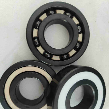 Corrosion Resistant 6206 Si3N4 Ceramic Ball Bearing With PTFE Cage And P6 Precision
