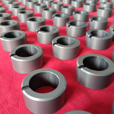 1650°C Max Temperature Corrosion Resistant Customized Size Silicon Carbide Ceramic Sliding Bearing Sleeve For Pumps
